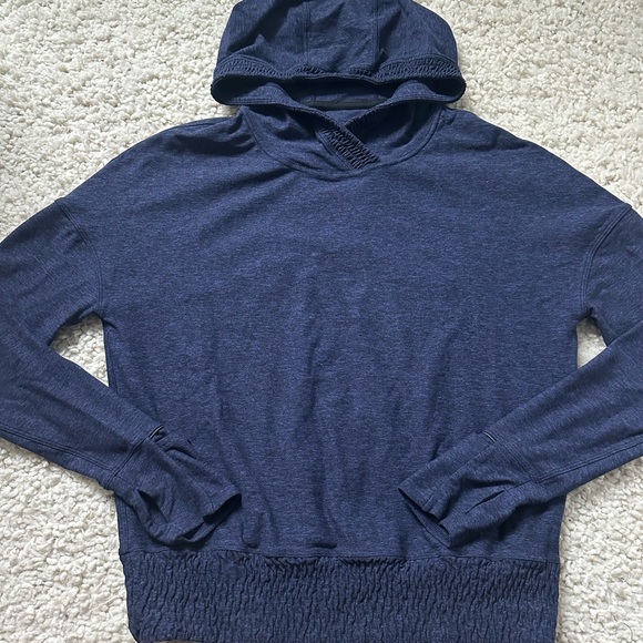 Lululemon Lead The Pack Hoodie Heathered Stony Grape / Black - Picture 3 of 6
